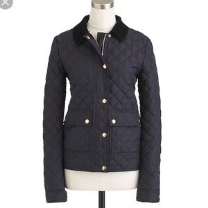 J crew quilted jacket
